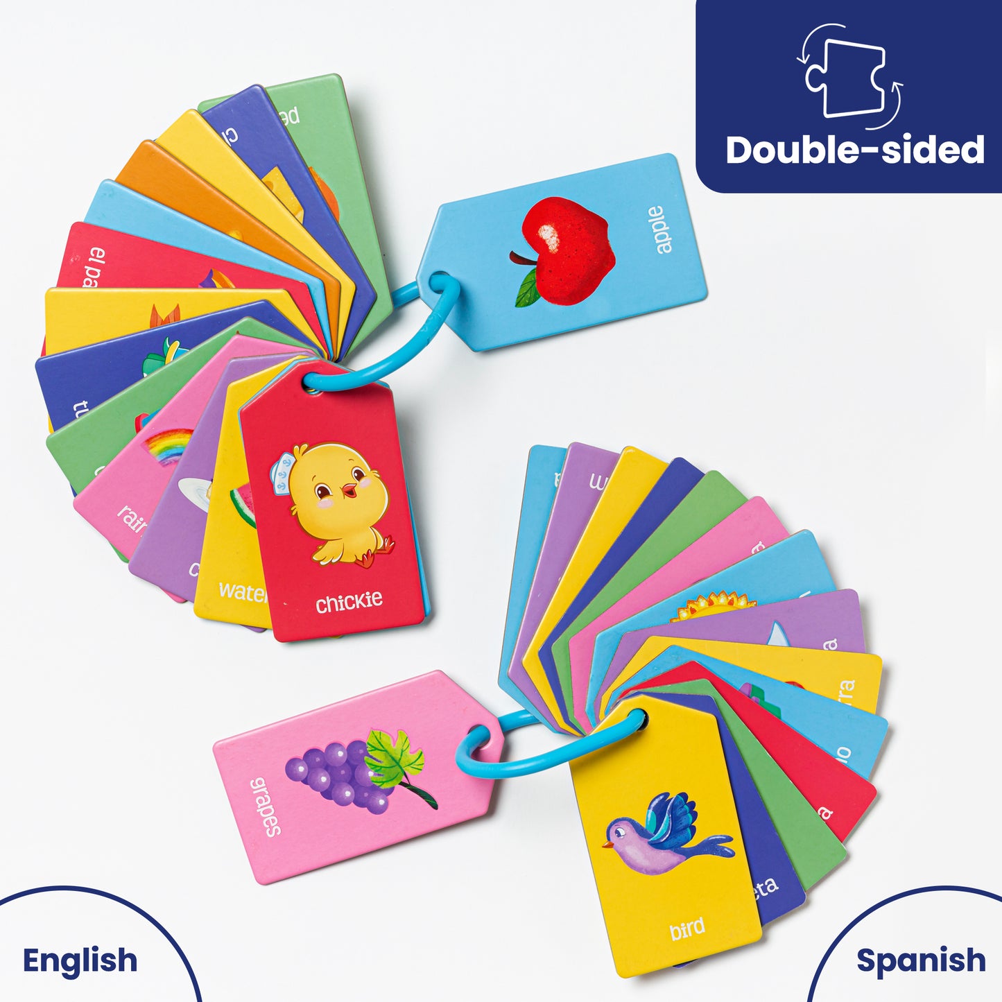 Bilingual Stroller Flash Cards: First Words