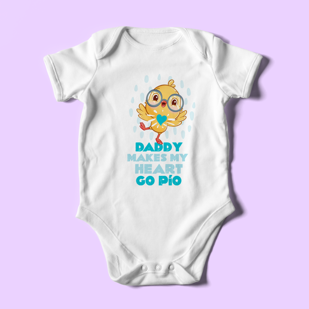 Daddy makes my heart go Pio! Onesie - Nicky