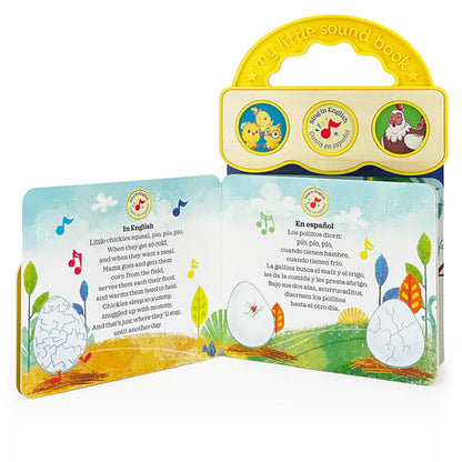 Little Chickies / Los Pollitos - Bilingual / Bilingüe 3-Button Sound Board Book