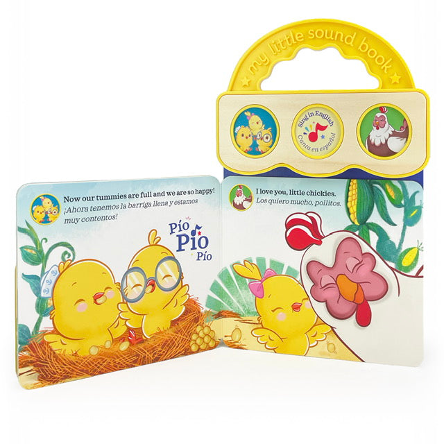 Little Chickies / Los Pollitos - Bilingual / Bilingüe 3-Button Sound Board Book