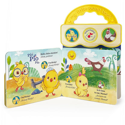 Little Chickies / Los Pollitos - Bilingual / Bilingüe 3-Button Sound Board Book