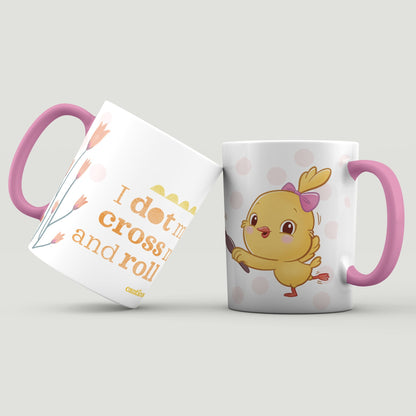"I dot my i's, cross my t's and roll my r's" Kiki Mug