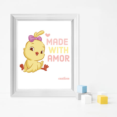 Made With Amor - Kiki Framed Poster
