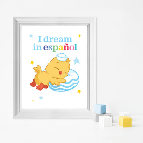 I Dream in Español Ricky Framed Poster