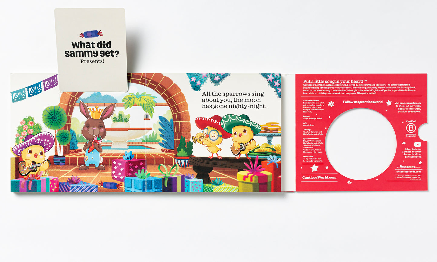 The Birthday Book / Las Mañanitas, Flip & Play Bilingual Book
