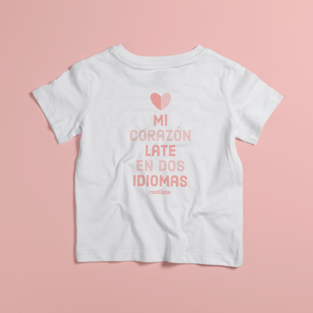Mi Corazón late en dos Idiomas Toddler T-Shirt