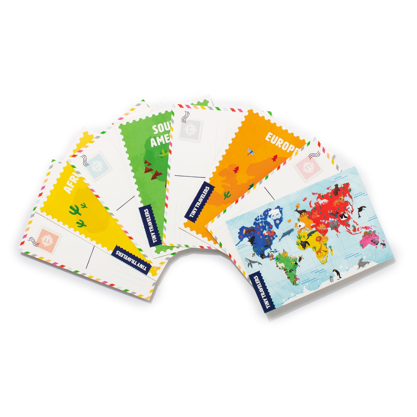 Postcard Book: Stick, Send & Smile!