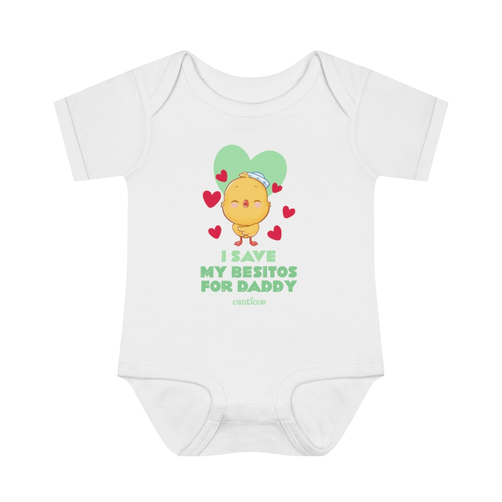 I save my besitos for Daddy Onesie - Ricky